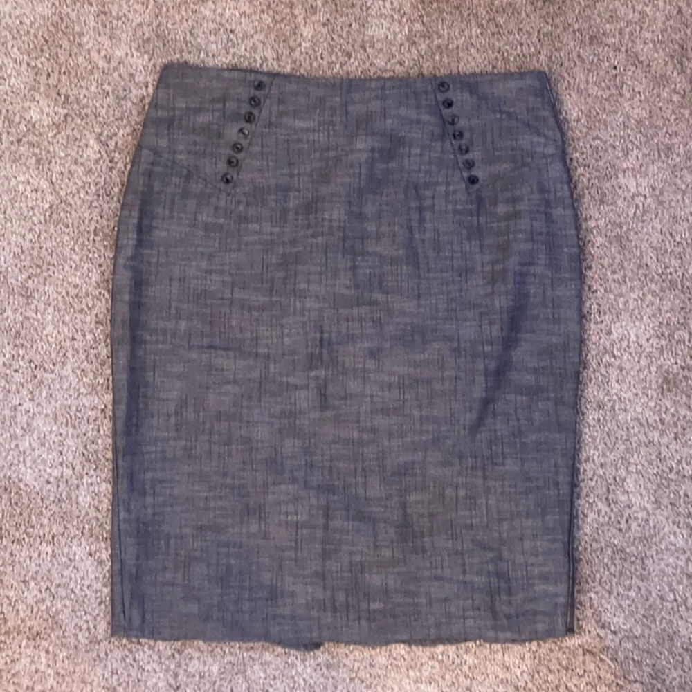 Grey cute pencil skirt